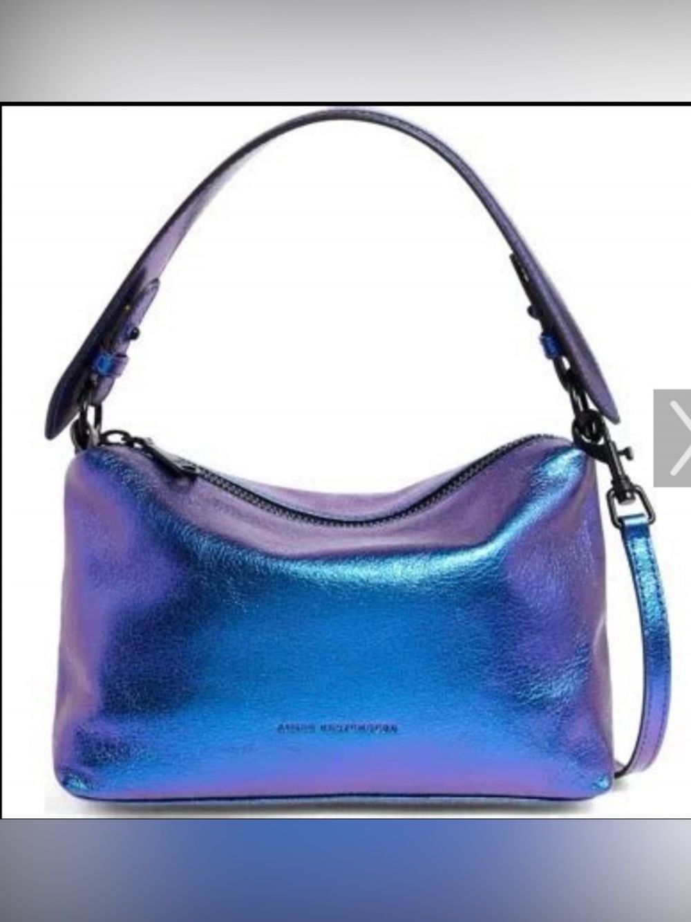 Iridescent Purple-Blue Shoulder Bag Aimee Kestenberg - Picture 2 of 15
